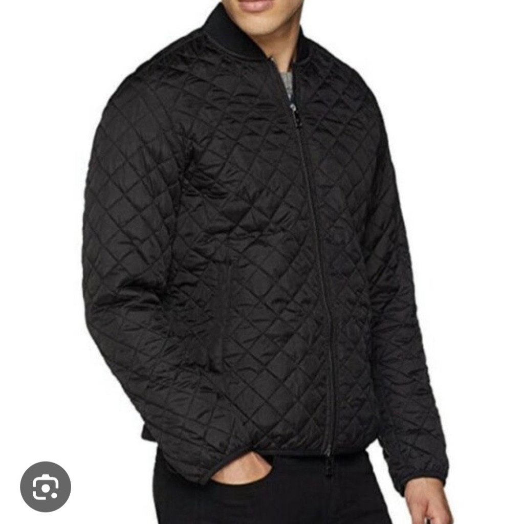 Armani Exchange (Ax) Diamond Quilted Full Zip Insulated Ls Bomber Jkt - Nwot